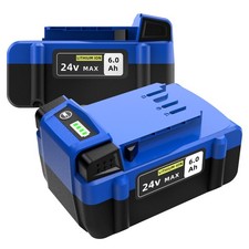 2 Pack 24V 6.0Ah for Kobalt 24 Volt Max Lithium-ion Battery KB624-03 KB124-03 picture