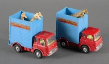 Corgi Toys #503 Chipperfields Circus Bedford Giraffe Trucks Vintage Lot of 2 picture