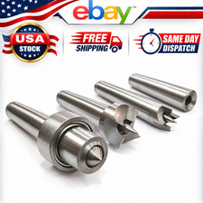 4PCS MT2 Wood Lathe Live Center MT2 Drive Spur Cup Arbor - USA STOCK picture