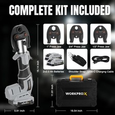 WORKPROX 20V Brushless Cordless Press Tool for 1/2