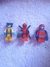 LEGO MARVEL Super Heroes Deadpool Wolverine Magneto Minifigures X-Men 6866 100% picture