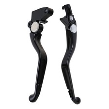 Black Brake Clutch Levers Compatible For Triumph 17-25 Bonneville Bobber picture