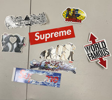 Random Pull Supreme Multicolor Logo Streetwear Sticker Lot Assorted Designs picture