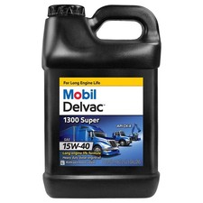 MOBIL 122493 Engine Oil,2.5 gal,Synthetic Blend 805Y41 picture