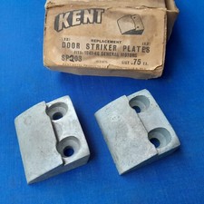 GM 1941-46 Door Strikers PAIR Kent # SP203 Vintage USA NORS picture