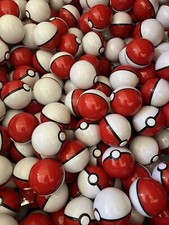 Mini 2” Pokeball w/ Toy Kids Bday Party Favor Xmas Stocking Stuffer Egg Hunt picture
