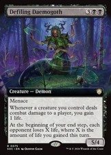 Defiling Daemogoth (Extended Art) - SOC - #75 - Rare - Near Mint (NM) picture