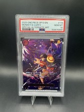 2025 One Piece OP13 En Special Alternate Art #119 Monkey D. Luffy PSA 10 GEM MT picture