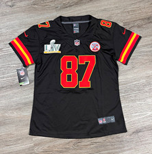 Nike Kansas City Chiefs Travis Kelce #87 Super Bowl LV Jersey youth L Black picture