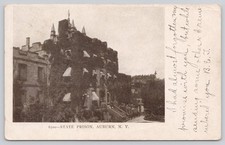 Auburn NY State Prison 1906 Postmark Antique Postcard picture