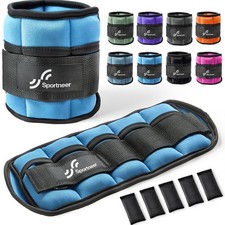 Sportneer Adjustable Ankle Wrist Weights for Men Women Kids, Adjustable Leg &... picture