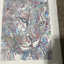 Etude Feline - Guillaume Azoulay Signed /Numbered  COA. Cat  picture