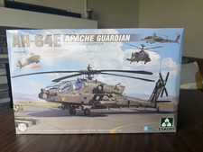 1/35 AH-64E Apache W/ Folding Rotor Set - Takom Kit 2602 Open Box Sealed Bags picture