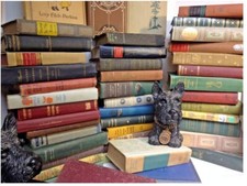 Lot of 10 Vintage Old Rare Antique Hardcover Books - Mixed Color - Random picture