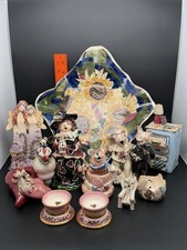 Blue Sky Clayworks Heather Goldminc LOT of 12 Fairy/Angel Pigs Plate Bear READ picture
