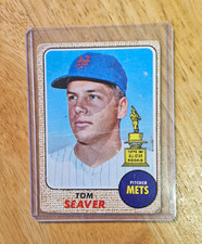 Topps 1968 Tom Seaver #45 New York Mets MLB Baseball Card Rookie Base Set picture