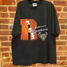 1996 Vintage Baltimore Ravens NFL Lee Sport T-shirt (XXL) picture