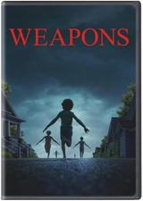 Weapons (DVD, 2025) **Good**  EX-LIBRARY picture