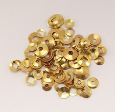 Antique Clock Hand Washers Square and Round Holes 100 Piece Assortment Seth picture