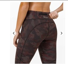 NWT Lululemon Speed Tight V Pant Legging HPCG Size 6 Seawheeze 2020 Reflective picture