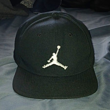 Jordan Pro Cap Black M/L Twill Polyester Adjustable Snapback Jumpman Hat picture