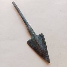 2,000 YR OLD ANCIENT ROMAN LONG SHOT BRONZE ARROWHEAD picture