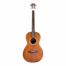 Mele Handmade Solid Mahogany 4-String Ukulele Abalone Inlay Maui Hawaii w/ Bag picture