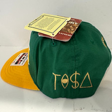 VINTAGE AMERICAN NEEDLE OAKLAND ATHLETICS GOLD TISA SNAPBACK  picture