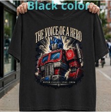 Peter Cullen Tribute Shirt, Voice Actor Tee, Optimus Inspired Graphic, 1980s Pop picture