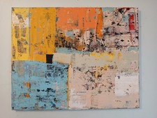 Original Abstract Acrylic Painting On Canvas. 16x20 