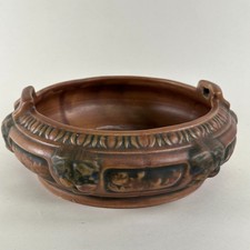 Roseville Florentine Low Bowl Handles 7