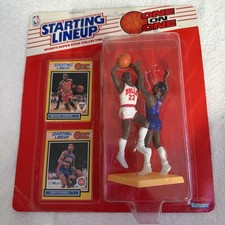 VTG 1989 Kenner Starting Lineup One on One Michael Jordan vs Isiah Thomas Sealed picture