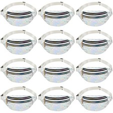 Dunzy 12 Bachelorette Fanny Packs Holographic Waist Bag, Silver picture