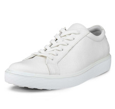ECCO Women's Soft 60 Leather Lace-Up Sneaker White 219203 01007 picture