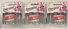 3x (12) NEW Energizer MAX C Batteries (4 Pack), C Cell Alkaline Batteries picture