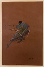 Jerome Tiger Limited Number Print “Roughing It Up” 658/1500 Vintage 1978 picture