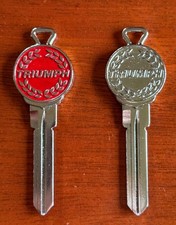 Triumph Ignition Key Blank (one) Vintage Style--Fits SOME TR6 TR7 TR8 Spitfire picture