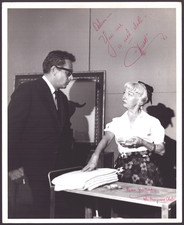 Robert Lowery Signed Photo to Dolores Albin Born Yesterday Masquers Club 1963 picture