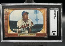 1955 Bowman - Hank Aaron #179 - Graded SGC 1 picture