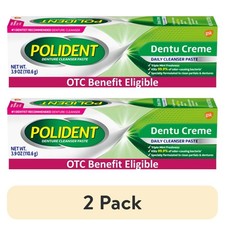 2 Pack - Polident Dentu-Creme Denture Toothpaste, 3.9 Oz Each picture
