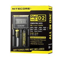 Nitecore D2 Digicharger Universal Charger RCR123A 17650 17670 14500 AA i2 picture