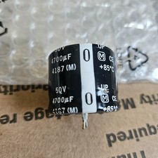 5X Panasonic 4700uF 50V Aluminum Electrolytic Snap In Capacitor (30 available) picture