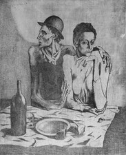 Picasso, Pablo - Pablo Picasso Pd Us 1904 Le Repas Frugal (the Frugal Repast) picture