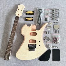 6-string Mockingbird DIY Electric Guitar Kit Quilted Maple Veneer tremolo system picture
