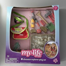 My Life as Dinosaur Explorer 23 pc Excavation Doll Accessory Play Set ~BRAND NEW picture