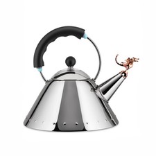Alessi 9093REX B Tea Rex - Design Kettle with Handle and Copper Metallic Finish picture