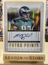 2013 Panini Prestige - Extra Points Black Signatures Brent Celek #12 /99 (AU) picture