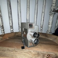 Wollensak Model 43 Non Reflex Standard 8mm Movie Camera, Gray picture