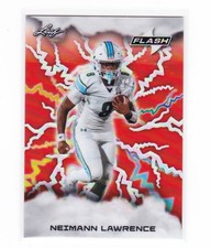 NEIMANN LAWRENCE 2025 Leaf Flash Red Prismatic Non Auto 1/1 Texas Longhorns picture