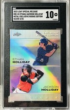2023 Leaf Special Release Ethan/Jackson Holliday #ERE-03 Silver /25 picture